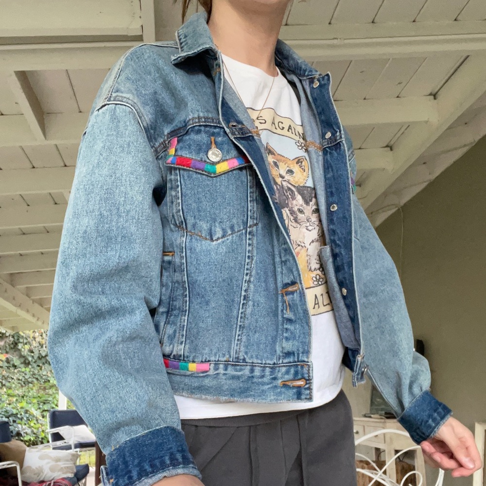 Forever 21 Color Jean Jacket - Picture 3 of 5
